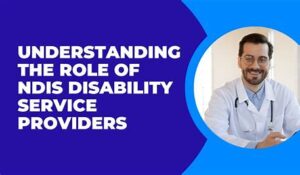 role of a NDIS provider